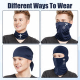 PANTIDE Christian Ski Mask Balaclava - 6Pcs Religious Cross Full Face Mask Cover, Faith Jesus Cold Weather Neck Head Gaiter Protection Balaclava, for Winter Snowboarding Motorcycle Outdoor Sports