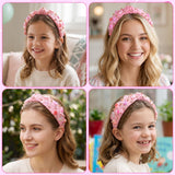 PANTIDE Candy Lollipop Jeweled Knotted Headband for Halloween Women Girls