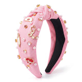 PANTIDE Nurse Jeweled Knotted Headband for Nursing Students Women Girls