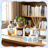 PANTIDE 500 Count Holographic Freshiess Scent Care Instruction Stickers