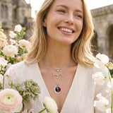 PANTIDE 3Pcs Virgo Zodiac Crescent Moon Layer Necklaces for Women Girls
