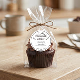 PANTIDE 500 Count Homemade with Love Canning Labels Stickers with Lines