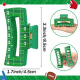 PANTIDE 8Pcs Football Sport Game Day Hair Claw Clips for Women Girls