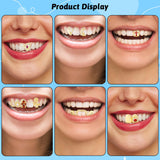 PANTIDE 8Pcs Gold Grillz for Teeth Halloween Hip Hop Jewelry Men Women