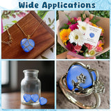 PANTIDE Something Blue Gift for Bride Heart Healing Crystal - Bride to Be Blue Natural Heart Shaped Agate Reiki Gemstones Stones with Card, Bridal Shower Wedding Bachelorette Party Supplies Gifts