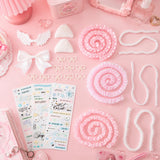 PANTIDE DIY Lace A5 Kpop Photocard Binder Album with 30 Pages 240 Pockets