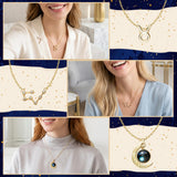 PANTIDE 3Pcs Taurus Zodiac Crescent Moon Layer Necklaces for Women Girls