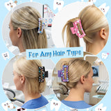 PANTIDE 8Pcs Dental Hair Claw Clips for Hygienist Assistant Women Girls