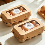 PANTIDE Farm Fresh Eggs Carton Labels Stickers - 500 Count Unwashed Eggs Packaging Adhesive Round Decal Roll, Market Egg Handling Sticker Collected Date for Chicken Quail Duck (2 x 2 Inch, White)