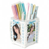 PANTIDE Photo Frame DIY Clear Acrylic Pen Holder Kit Kpop Photocard Frame