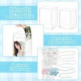 PANTIDE Photo Frame DIY Clear Acrylic Pen Holder Kit Kpop Photocard Frame