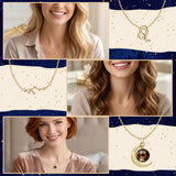 PANTIDE 3Pcs Leo Zodiac Crescent Moon Layer Necklaces for Women Girls