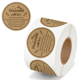 PANTIDE 500 Count Cottage Food Law Labels Stickers (Natural Kraft)
