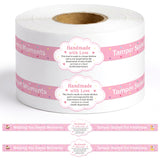 PANTIDE 250 Count Cottage Food Law Food Retail Package Seal Labels Stickers