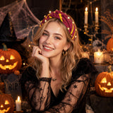 PANTIDE Magic Wizard Jeweled Knotted Headband for Halloween Women Girls