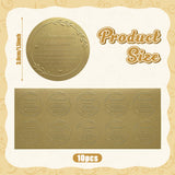 PANTIDE 100 Count Cottage Food Law Labels Embossed Gold Foil Sticker