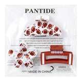 PANTIDE 3Pcs Football Sport Game Day Hair Claw Clips for Women Girls