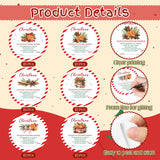 PANTIDE 108Pcs Christmas Stovetop Potpourri Tag Gift Stickers (Red White)