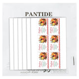 PANTIDE 108Pcs Christmas Stovetop Potpourri Tag Gift Stickers (Red White)