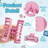 PANTIDE 4Pcs Radiology X Ray Hair Claw Clips for Rad Tech Women Girls