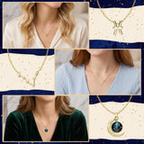 PANTIDE 3Pcs Pisces Zodiac Crescent Moon Layer Necklaces for Women Girls
