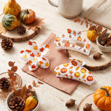 PANTIDE 3Pcs Fall Pumpkin Maple Leaf Hair Claw Clips for Women Girls
