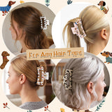 PANTIDE 4Pcs Dachshund Dog Puppy Lovers Hair Claw Clips for Women Girls