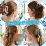 PANTIDE 4Pcs Radiology X Ray Hair Claw Clips for Rad Tech Women Girls