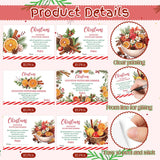 PANTIDE 108Pcs Christmas Stovetop Potpourri Tag Gift Stickers (Red White)