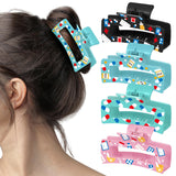 PANTIDE 4Pcs Pharmacy Technician Nurses Hair Claw Clips for Women Girls