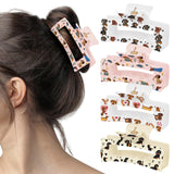 PANTIDE 4Pcs Dachshund Dog Puppy Lovers Hair Claw Clips for Women Girls