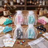 PANTIDE 12 Sets Pharmacy Technician Hair Clips Gifts with Thank You Cards