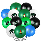 PANTIDE 52 Packs Video Game Balloons for Party - 12 Inch Game Controller Latex Balloons Bouquet with Ribbons, Level Up Game On Birthday Party Decorations Supplies for Kids Boys, 5 Different Patterns