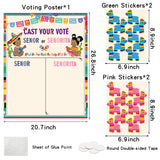 PANTIDE Mexican Fiesta Gender Reveal Party Games for Guests Senor or Senorita Cast Your Vote Gender Reveal Poster Mexican Horse Pin Game Party Supplies for Boy or Girl Welcome Party Baby Shower