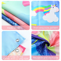 PANTIDE JoJo Photo Door Banner Booth Props Photography Backdrops, 5x3ft JoJo Birthday Party Decorations Supplies Scene Setters Wall Decor, JoJo Large Fabric Photo Background Banner for Party Games