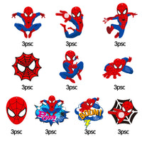 PANTIDE 30Ct Spiderman Hanging Swirls Decorations, Spiderman Whirls Glitter Foil Ceiling Swirls Streamers Decorations, Avengers Superhero Themed Party Supplies Favors for Kids Birthday Baby Shower