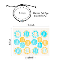 PANTIDE 2Pcs Pinky Promise Bracelets Adjustable Distance Matching Bracelets for Best Friends Couple Family Sisters Friendship Bracelets Birthday Gift for Girlfriend Boyfriend Teen Girls Women Men