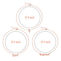 PANTIDE 3Pcs Constellation Zodiac Layer Necklaces for Women Girls, Retro Gold Plated 12 Constellation Pendant Necklace Exquisite Letter Horoscope Old English Zodiac Sign Necklace Jewelry Birthday Gift