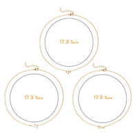 PANTIDE 3Pcs Constellation Zodiac Layer Necklaces for Women Girls, Retro 14K Gold Plated 12 Constellation Pendant Necklace Exquisite Letter Horoscope Old English Zodiac Sign Jewelry Birthday Gift