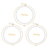 PANTIDE 3Pcs Constellation Zodiac Layer Necklaces for Women Girls, Retro 14K Gold Plated 12 Constellation Pendant Necklace Exquisite Letter Horoscope Old English Zodiac Sign Jewelry Birthday Gift