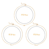 PANTIDE 3Pcs Cancer Zodiac Layer Necklaces for Women Girls Retro Gold Plated 12 Constellation Pendant Letter Necklaces Exquisite Letter Horoscope Old English Zodiac Sign Necklace Jewelry Birthday Gift