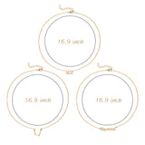 PANTIDE 3Pcs Constellation Zodiac Layer Necklaces for Women Girls, Retro Gold Plated 12 Constellation Pendant Necklace Exquisite Letter Horoscope Old English Zodiac Sign Necklace Jewelry Birthday Gift