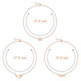 PANTIDE 3Pcs Constellation Zodiac Layer Necklaces for Women Girls, Retro Gold Plated 12 Constellation Pendant Necklace Exquisite Letter Horoscope Old English Zodiac Sign Necklace Jewelry Birthday Gift