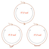 PANTIDE 3Pcs Constellation Zodiac Layer Necklaces for Women Girls, Retro Gold Plated 12 Constellation Pendant Necklace Exquisite Letter Horoscope Old English Zodiac Sign Necklace Jewelry Birthday Gift