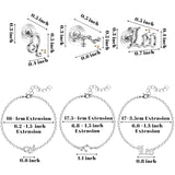 PANTIDE 12 Pcs Constellation Zodiac Layer Horoscope Necklaces Bracelet Earrings Jewelry for Women Initial 14K Gold Rose Gold Silver Plated 12 Constellation Charm Adjustable Accessories Gift with Cards