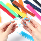 PANTIDE 500Pcs Wax Craft Sticks Kit for Kids, 6 Inch Bendable Colorful Sticky Sticks in Bulk, DIY Handmade Arts and Crafts Activity, Non-Toxic Wax Yarn Craft Supplies for Home Travel Class (13 Colors)