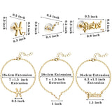 PANTIDE 12Pcs Constellation Zodiac Layer Necklaces Bracelet Earrings Aquarius Pisces Aries Taurus Gemini Cancer Leo Virgo Libra Scorpio Sagittarius Capricorn Initial Dainty Jewelry Gift for Girl Women