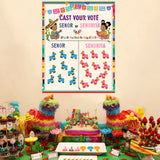 PANTIDE Mexican Fiesta Gender Reveal Party Games for Guests Senor or Senorita Cast Your Vote Gender Reveal Poster Mexican Horse Pin Game Party Supplies for Boy or Girl Welcome Party Baby Shower