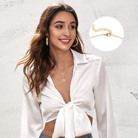 PANTIDE 2Pcs Sun and Moon Necklaces for Women Girls, Initial Gold Plated Necklace Friendship Pendant Necklace Exquisite Jewelry Birthday Gift for Women Teen Girls Christmas Anniversary Valentine's Day