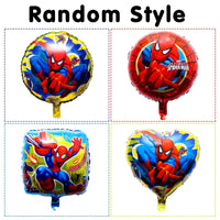 PANTIDE 8Pcs Spiderman Balloons 3rd Birthday - Including Giant Number 3 Balloon, Foil Balloons, Avengers Superhero Theme Birthday Party Decorations Supplies for Baby Kids Boys Who Likes Spiderman